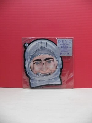 Sealed 7" Shaped Picture Disc Devo Beautiful World 1981 Warner Bros. Ltd Ed - Image 1 of 4