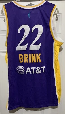 Cameron Brink Signed Los Angeles Sparks WNBA Jersey PSA COA - Image 1 of 4
