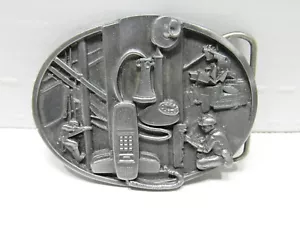 1988 SISKYOU BUCKLE CO #Z-50 AMERICAN COMMUNICATIONS INDUSTRY BELT BUCKLE - Picture 1 of 6