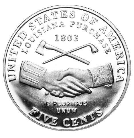 2004-S Jefferson Nickel Gem Proof Deep Cameo Peace Nickel Coin Free S&H 3003 Cover
