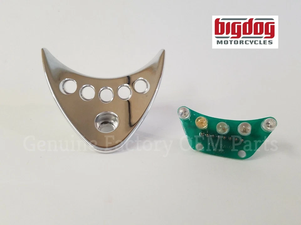 Anunciador de tablero LED pulido Big Dog 8 PIN Mastín Pitbull Husky Foto 1 de 3