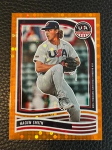 HAGEN SMITH 2024 Panini USA Baseball Stars & Stripes card #67 ORANGE /75 - Picture 1 of 1