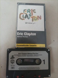 ERIC CLAPTON ~ BEHIND THE SUN ~ ORIGINAL CASSETTE TAPE  - Picture 1 of 3