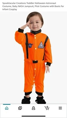 Disfraz de Astronauta Bebé Spooktacular Creations 18-24 Meses Foto 1 de 4