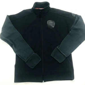 ADIDAS USA Volleyball Team Jacket Zip Up Black w Gray  CF1417 Men's Medium (610) - Picture 1 of 9