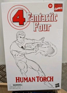 Marvel Legends Retro Fantastic Four Human Torch Exclusive Edition Action Figure - Picture 1 of 2