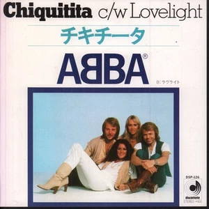Abba Chiquitita 7" vinyl Japan Discomate 1979 Pic insert sleeve DSP126 - Picture 1 of 4