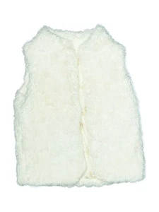 Carter's Girls Ivory Sweater Vest 8 - Picture 1 of 2