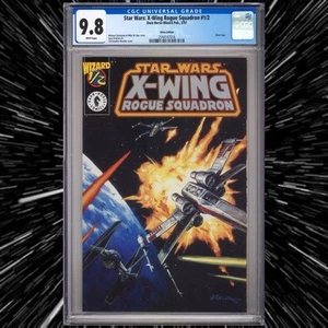 CGC 9.8 Star Wars: X-Wing Rogue Squadron #1/2 Silver Edition Variant Wizard 1997 - Picture 1 of 2