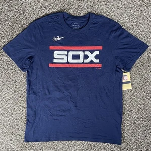 Nike Chicago White Sox Carlton Fisk Cooperstown Collection MLB T-Shirt - Large - Picture 1 of 7