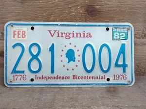 Vintage Virginia Bicentennial License Plate - Picture 1 of 3