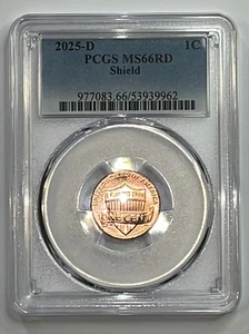 2025 D 1c Lincoln Shield Cent Coin MS66RD NGC - Picture 1 of 4
