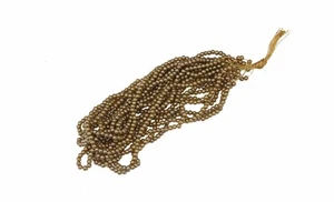 Brown Golden Brown Metallic Round Beads Sewing Embroidery Rocaille Jewellery 3mm - Picture 1 of 1