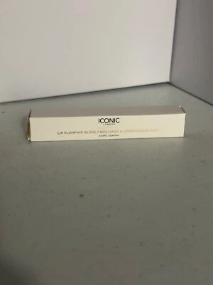 ICONIC LONDON Lip Plumping Gloss 5ml Shade Nearly Nude Vegan Formula RRP£22 BNIB