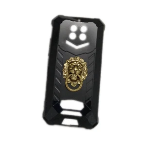 For Oukitel WP15 Metal Lion Finger Ring Stand Holder Soft TPU Phone Case Cover - Picture 1 of 4