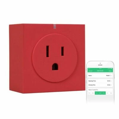 Zettaguard S31 Mini WiFi Smart Remote Control Timer Switch Power Socket (Red) - Image 1 of 4