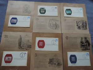 6 SELLOS de Colección de Estampillas Históricas de Grandes Americanos con Certificado de Autenticidad Franklin Mint - Imagen 1 de 24