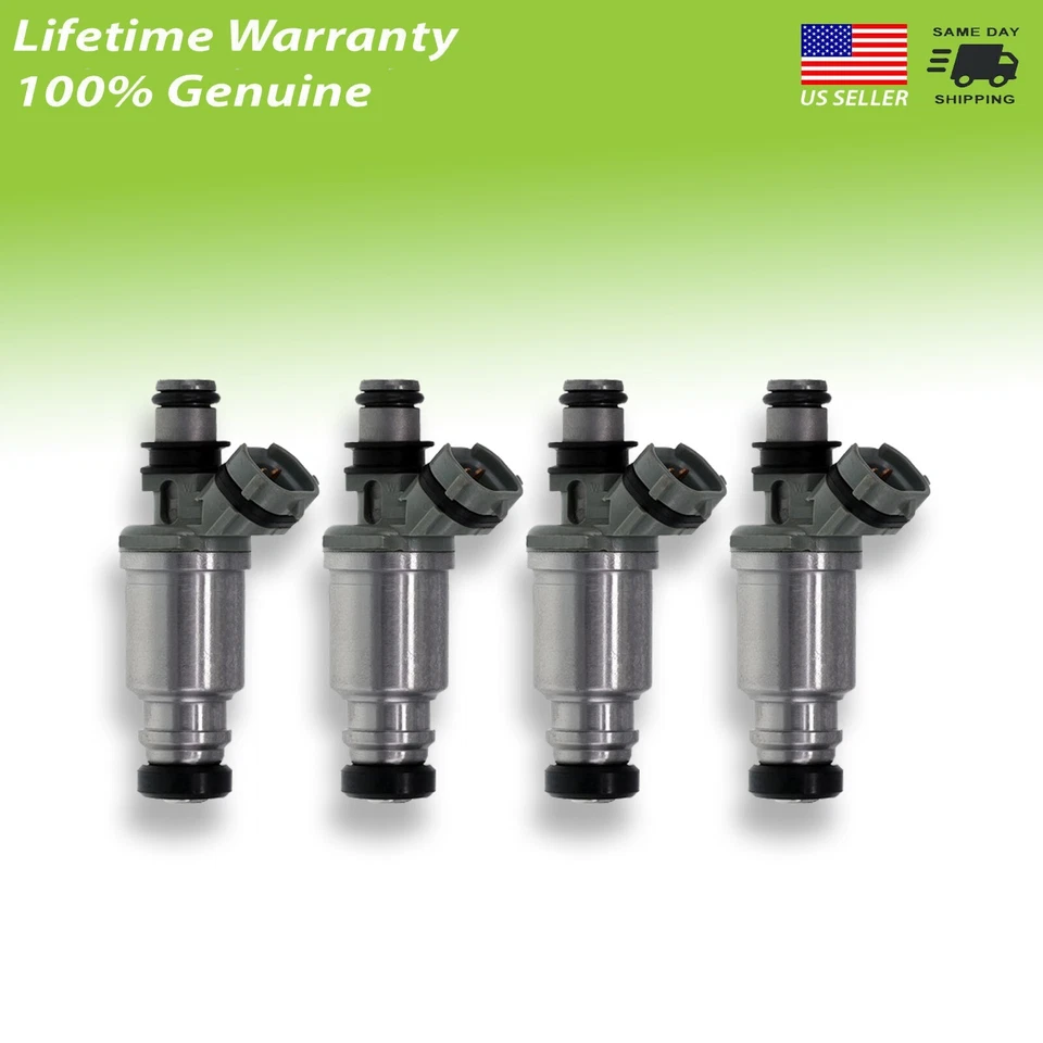 X4 OEM DENSO INYECTORES DE COMBUSTIBLE 1988-1993 Toyota/Geo 1.6L I4 23250-16120  Foto 1 de 1
