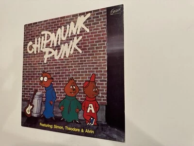 The Chipmunks Chipmunk Punk Vinyl LP EX 1980 U.S. Pressing The Knack Blondie - Image 1 of 4