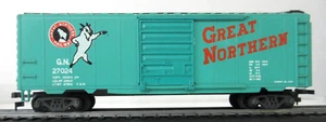 HO Scale 40' Box Car, Great Northern, Green #27024 - Picture 1 of 4