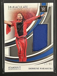 Shinsuke Nakamura 2022 Immaculate WWE Standout Memorabilia Patch /99 #SM-SKN - Picture 1 of 4