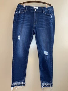Lane Bryant Womens Signature Mid-Rise Skinny Fit Flex Magic Waistband Jeans 14 - Picture 1 of 6