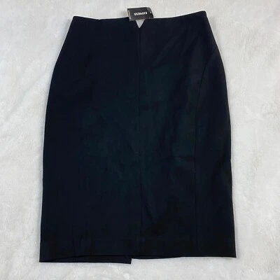 Falda lápiz Express negra negocios carrera oficina ropa ajustada para mujer 2 Foto 1 de 4