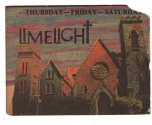 LIMELIGHT, NEW YORK INVITATION CARD - SUSAN & BRUCE INVITE YOU TO LIMELIGHT - Picture 1 of 2
