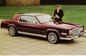 1981 Cadillac Eldorado Coupe, Very Sharp USA Litho Dealer's Advertising Postcard - Picture 1 of 1