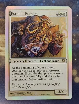 Frankie Peanuts MTG Unhinged Foil Magic The Gathering - Image 1 of 2
