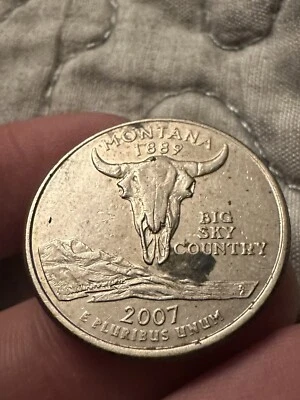 Quarter Dollar United States 2007- Montana 1889 Delaware. - Image 1 of 4