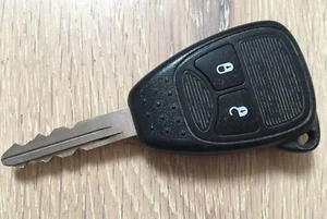 Used Jeep 2 Button Remote Key Fob CE0888 P/N 04589318AC - Picture 1 of 2