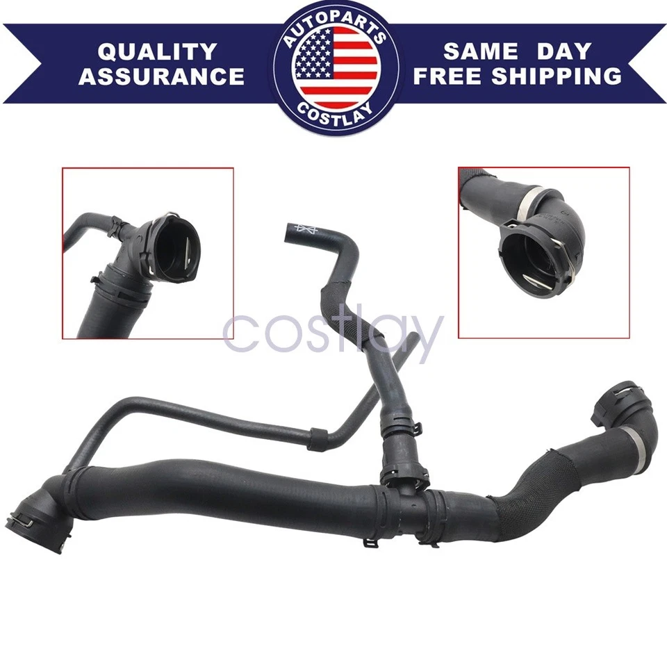 Manguera de refrigerante de radiador superior para Volkswagen Eos Jetta Golf Beetle GTI Eos 2008-15 Foto 1 de 4