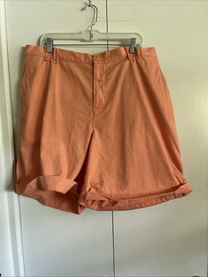 Lauren Ralph Shorts Womens 20 W (40x7.5 ACTUAL) Apricot Org Cotton Chino Classic - Image 1 of 4