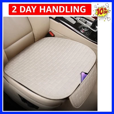 Funda de asiento inferior delantera de coche, 2 piezas antideslizante cómodo cojín delantero de vehículo... Foto 1 de 4