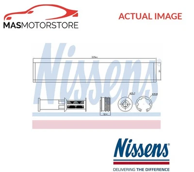 A/C AIR CONDITIONING DRYER NISSENS 95598 FOR VW GOLF VII,PASSAT,GOLF SPORTSVAN - Image 1 of 4