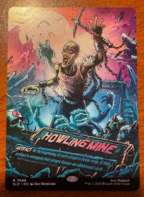 Howling Mine 7046 Secret Lair x Iron Maiden Bonus Card In Hand! MTG Magic - Image 1 of 2