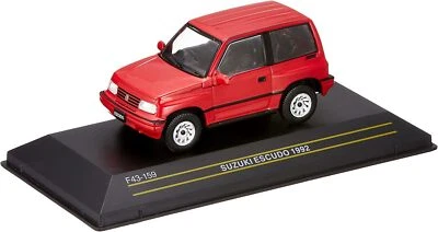 KOKUSAI BOEKI FIRST:43 1/43 SUZUKI ESCUDO 1992 ROSSO COMPLETO F43-159 - Immagine 1 di 4