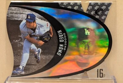 1997 SPx PRATA #29 Hideo Nomo Dodgers RARO HOLOGRAMA CORTADO PARALELO - Imagem 1 de 2