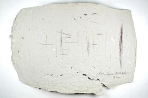 Drawing "Sisyphus" ink handmade paper Prof. em. Andreas Loeschner-Gornau o10 - Picture 1 of 1