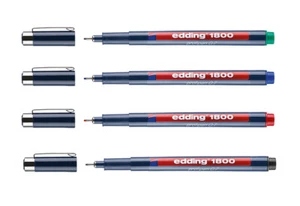 Dibujador de fibra edding 1800 profesionales 0,7 mm Fineliner - color a elegir - Imagen 1 de 5