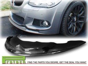 2011+ E92 E93 LCI M TECH M SPORT BUMPER USE CARBON FRONT LIP SPOILER AK STYLE - Picture 1 of 3