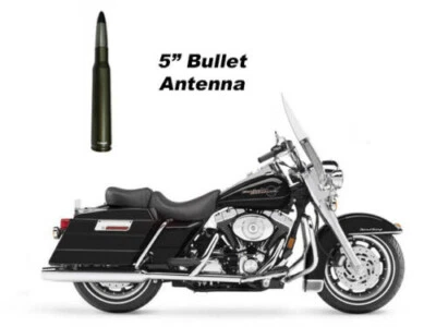VMS 5" 50 CAL ANTENA BALA BRONZE PARA HARLEY DAVIDSON ROAD KING - Imagem 1 de 4