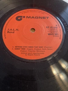 1977 J.A.L.N. BAND 7" 45 4 TRACK EP - LIVE! - MAGNET RECORDS - MAG 901 - Imagen 1 de 1