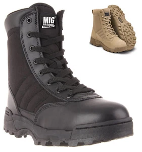 Mens Army Combat Military Work Boots Size 6 to 11 UK SECURITY POLICE ARMY SWAT - Picture 1 of 4