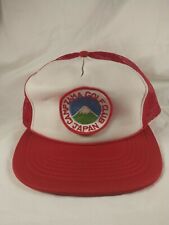 vintage camp zama golf club japan snapback trucker mesh cap Hat Adjustable