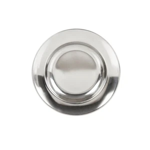 Lifeventure Robust Unbreakable Stainless Steel Camping Dinnerware Plates - Picture 1 of 1