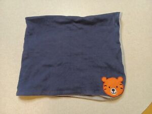 Just One You Carter's Cotton Baby Blanket Tiger Navy Grey Stripes