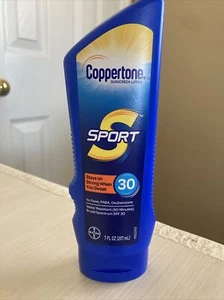 Coppertone SPORT LSF 30 Sonnenschutzlotion, Sportsonnencreme, wasserabweisend, - Bild 1 von 8