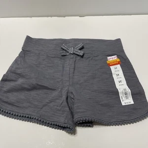 Jumping Beans Girls  Grey Cotton Shorts Size 3T - Picture 1 of 4